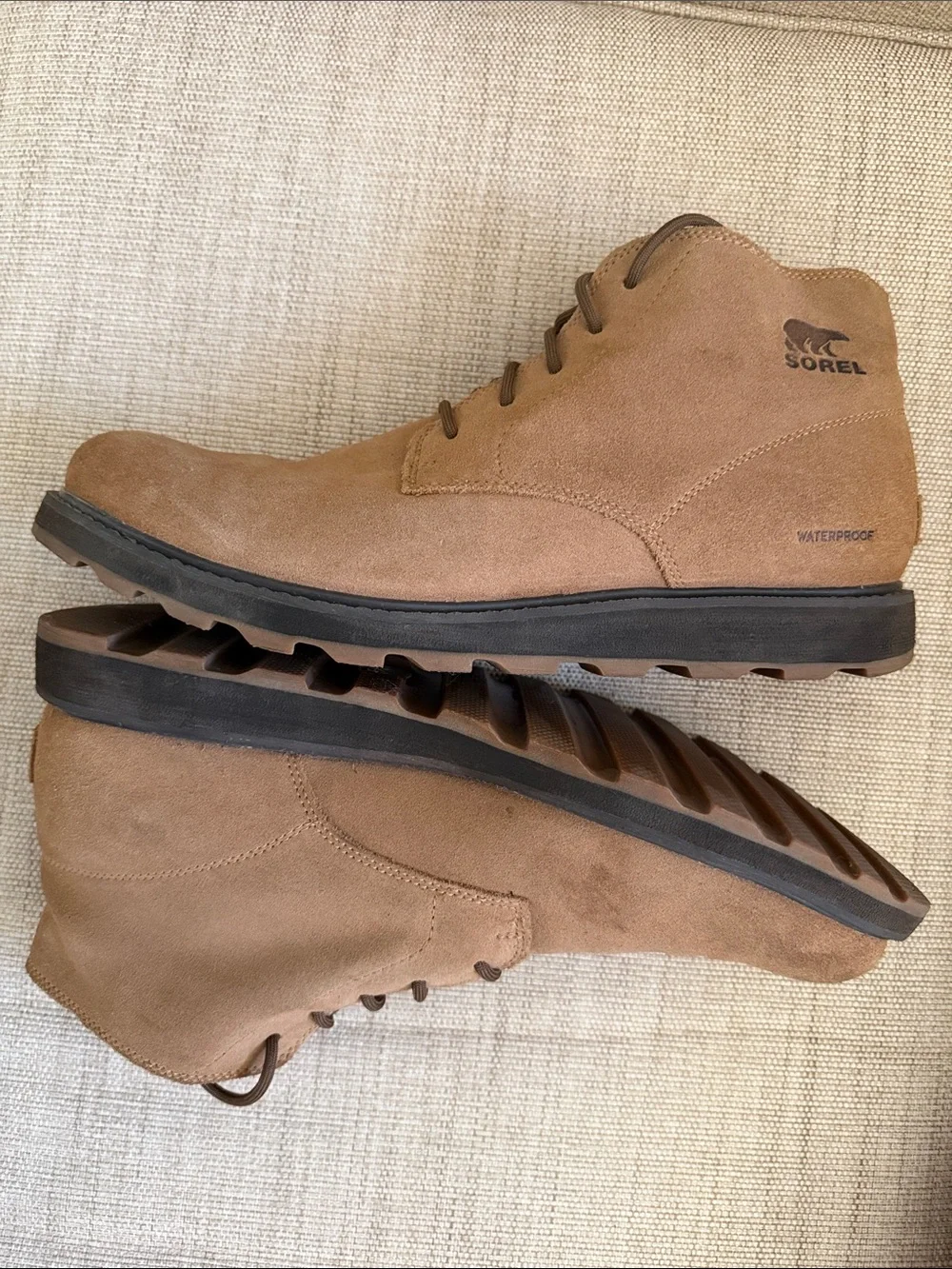 Sorel Men's Madson II Waterproof Soft Suede Leather Boots Lace Up (NM5372-286)